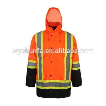 orange reflective safety jacket, safety coats reflective